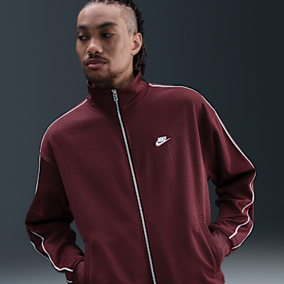 Nike Sportswear Club Men's Oversized Knit Track Jacket. Nike.com